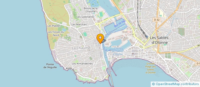 localisation de l'entreprise SCI DE LA BERTILLE à LES SABLES D'OLONNE