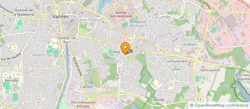 localisation de l'entreprise SCI DE LA BESBRE à VANNES