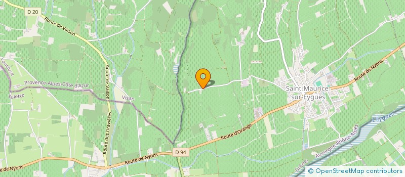 localisation de l'entreprise SCI DE LA BICARELLE  VINSOBRES