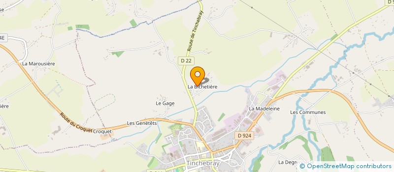 localisation de l'entreprise SCI DE LA BICHETIERE à TINCHEBRAY-BOCAGE