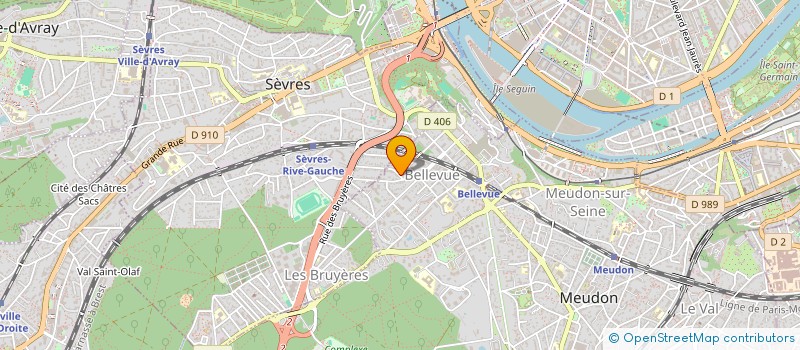 localisation de l'entreprise SCI DE LA BIENVENUE à MEUDON