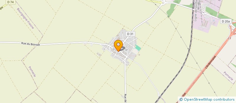 localisation de l'entreprise SCI DE LA BILLOTIERE  POMACLE