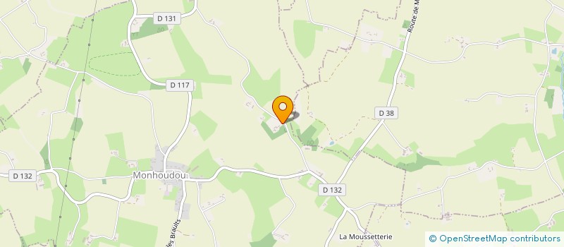 localisation de l'entreprise SCI DE LA BILVARDIERE  MONHOUDOU