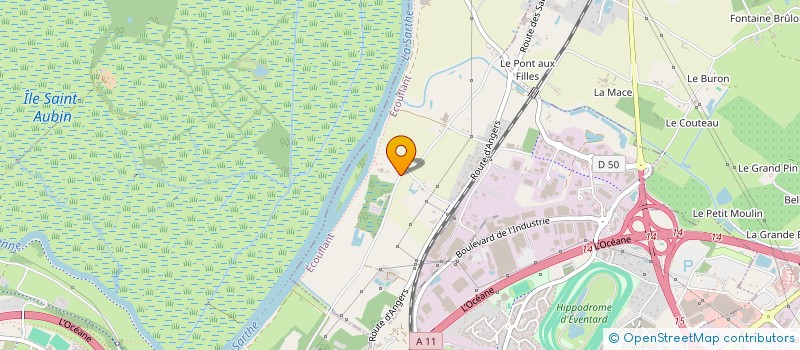 localisation de l'entreprise SCI DE LA BLAISONNIERE à ANGERS