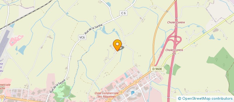 localisation de l'entreprise SCI DE LA BLANCHARDIERE à CHOLET
