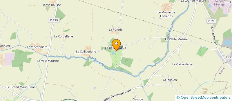 localisation de l'entreprise SCI DE LA BLANCHE  CHAUMES-EN-RETZ