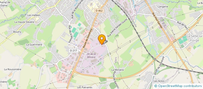 localisation de l'entreprise SCI DE LA BLANCHE LANDE à FLERS