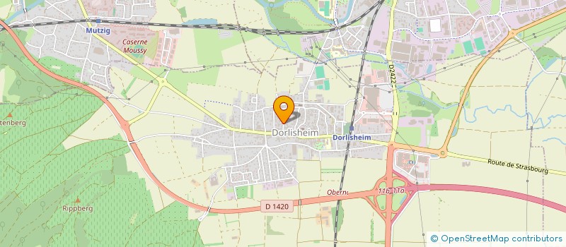 localisation de l'entreprise SCI DE LA BLIETH  DORLISHEIM