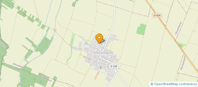 localisation de l'entreprise SCI DE LA BLIND  OHNENHEIM