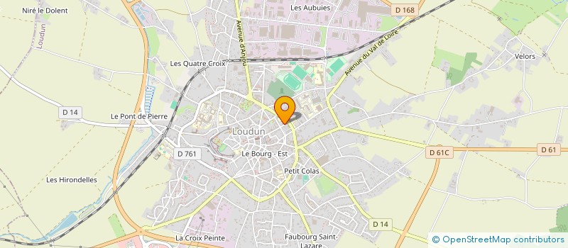 localisation de l'entreprise SCI DE LA BOEUFFTERIE à LOUDUN