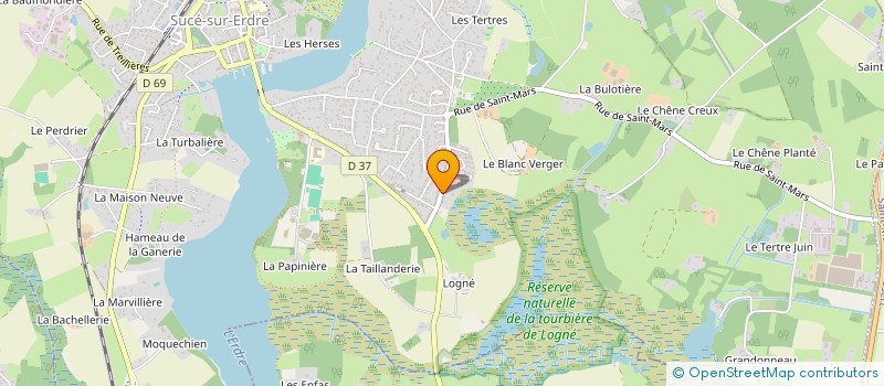 localisation de l'entreprise SCI DE LA BOIRE  SUCE-SUR-ERDRE