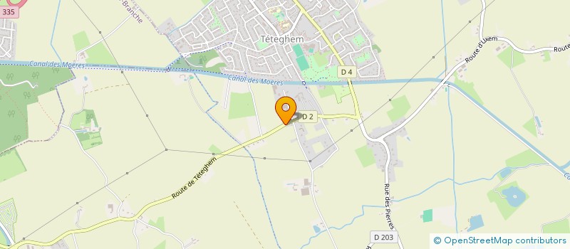 localisation de l'entreprise SCI DE LA BOISERIE  TETEGHEM-COUDEKERQUE-VILLAGE