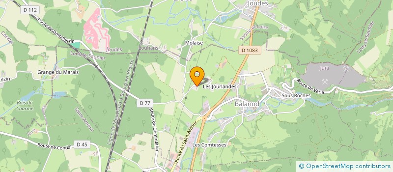 localisation de l'entreprise SCI DE LA BOISERIE  BALANOD