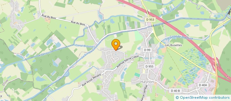 localisation de l'entreprise SCI DE LA BOISMONT  HASNON