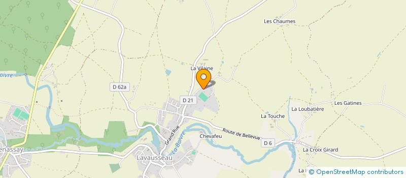 localisation de l'entreprise SCI DE LA BOIVRE  BOIVRE-LA-VALLEE