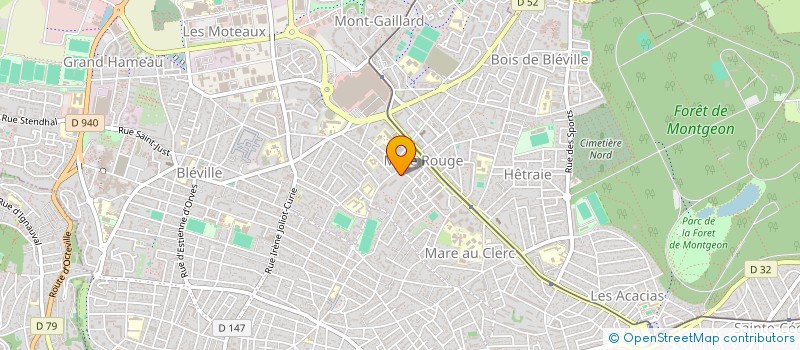 localisation de l'entreprise SCI DE LA BONDE  LE HAVRE