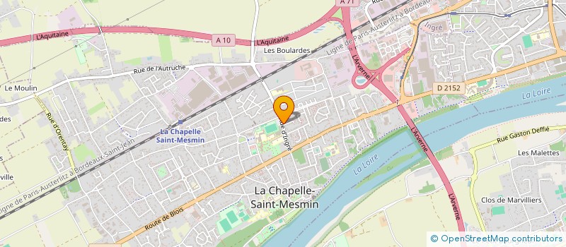 localisation de l'entreprise SCI DE LA BONNARDIERE à LA CHAPELLE-SAINT-MESMIN