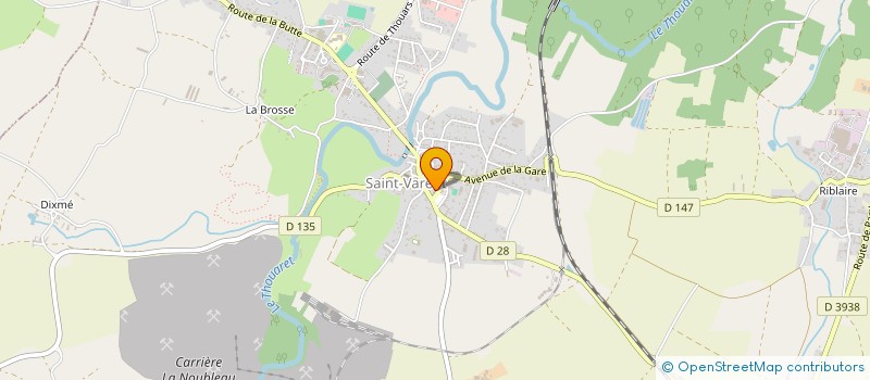 localisation de l'entreprise SCI DE LA BONNAUDERIE à SAINT-VARENT