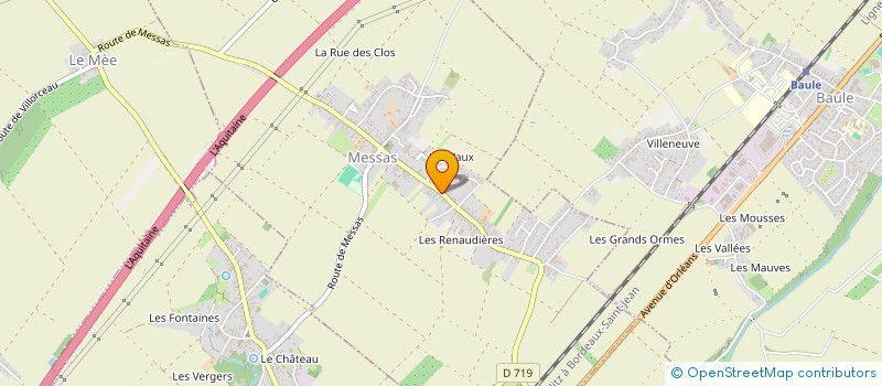 localisation de l'entreprise SCI DE LA BONNE DAME à MESSAS