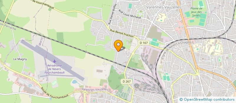 localisation de l'entreprise SCI DE LA BONNE DAME DE L'ORME  VARENNES-VAUZELLES