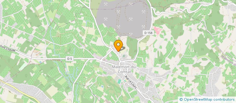 localisation de l'entreprise SCI DE LA BONNEFONT  MALEMORT-DU-COMTAT