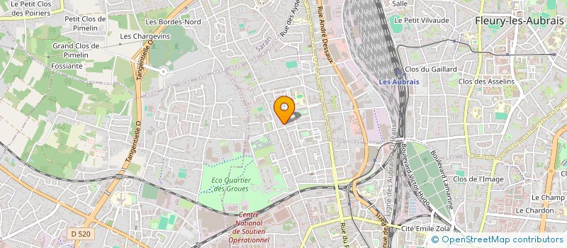 localisation de l'entreprise SCI DE LA BORDE à ORLEANS