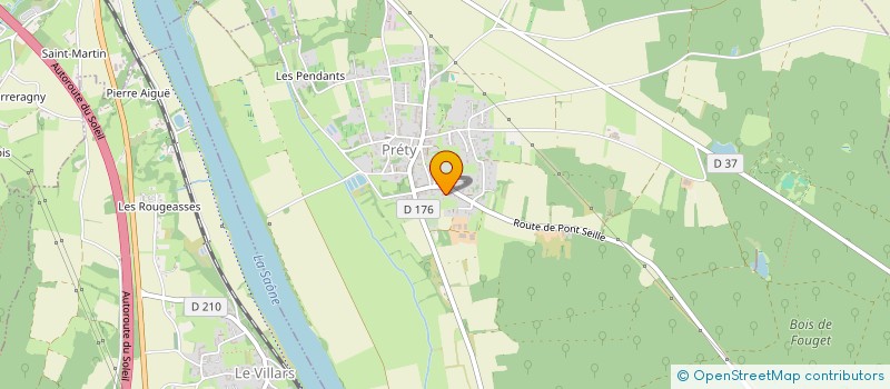 localisation de l'entreprise SCI DE LA BORDE  PRETY