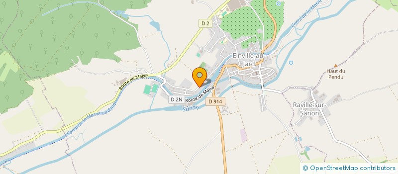 localisation de l'entreprise SCI DE LA BORDE  EINVILLE-AU-JARD