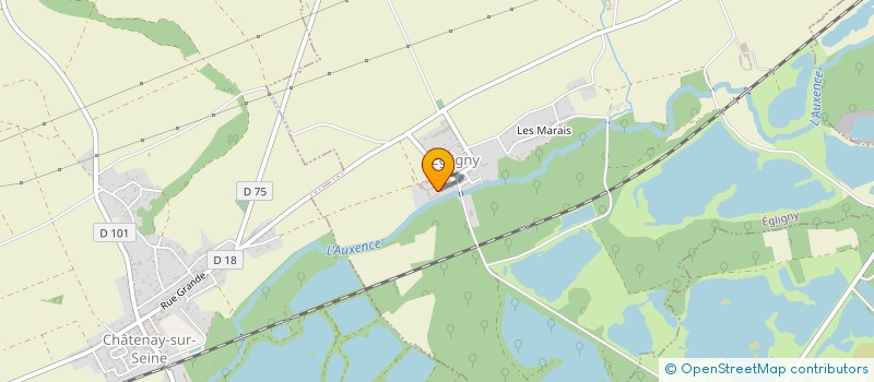 localisation de l'entreprise SCI DE LA BORDE  EGLIGNY