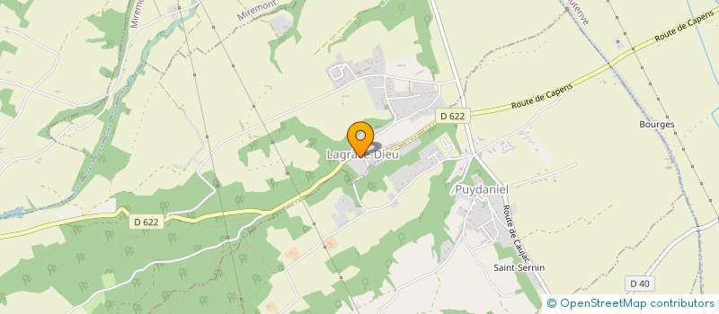 localisation de l'entreprise SCI DE LA BORDE BASSE  PUYDANIEL