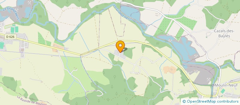 localisation de l'entreprise SCI DE LA BORDENEUVE à ROUMENGOUX