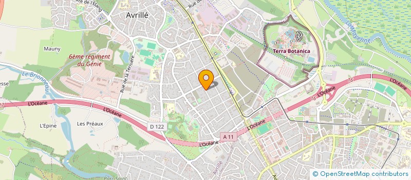 localisation de l'entreprise SCI DE LA BORDERIE à AVRILLE