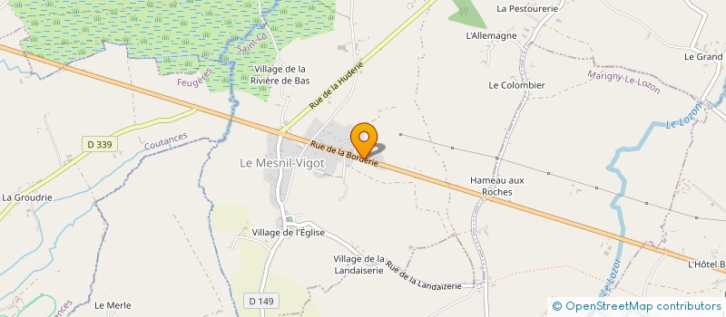 localisation de l'entreprise SCI DE LA BORDERIE  REMILLY LES MARAIS