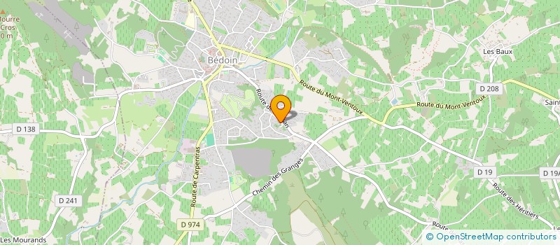 localisation de l'entreprise SCI DE LA BORIE  BEDOIN