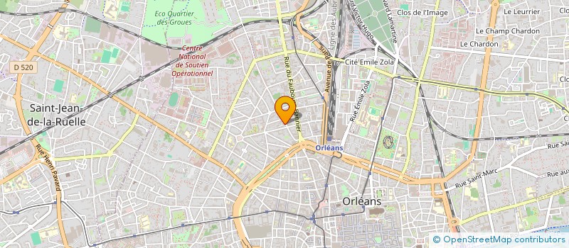 localisation de l'entreprise SCI DE LA BORNE à ORLEANS