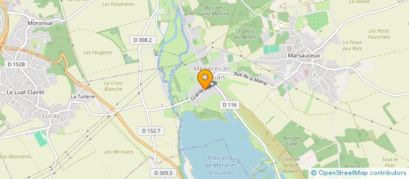 localisation de l'entreprise SCI DE LA BORNE BLANCHE  LURAY