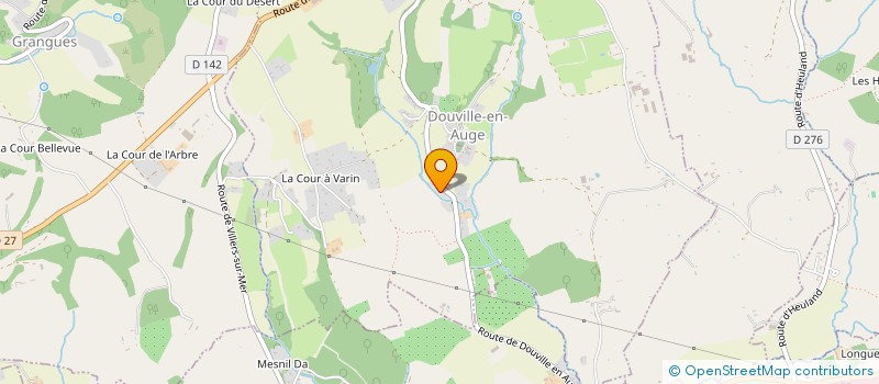 localisation de l'entreprise SCI DE LA BORNE DE MONTGRESIN  PUTOT-EN-AUGE