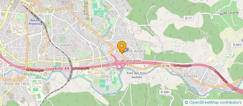 localisation de l'entreprise SCI DE LA BOSQUE à AIX-EN-PROVENCE