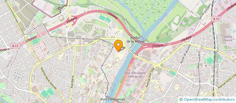 localisation de l'entreprise SCI DE LA BOUCAUDIERE à ANGERS