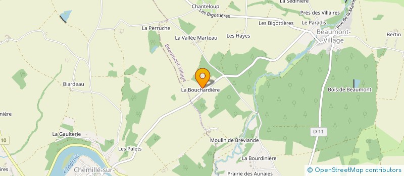 localisation de l'entreprise SCI DE LA BOUCHARDIERE  BEAUMONT-VILLAGE