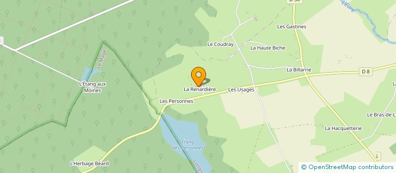 localisation de l'entreprise SCI DE LA BOUCHARDIERE à LONGNY LES VILLAGES