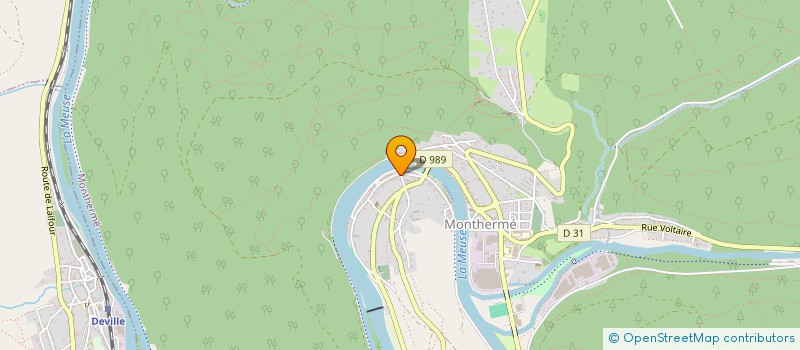 localisation de l'entreprise SCI DE LA BOUCLE  MONTHERME