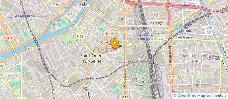 localisation de l'entreprise SCI DE LA BOUISSETTE à SAINT-OUEN-SUR-SEINE