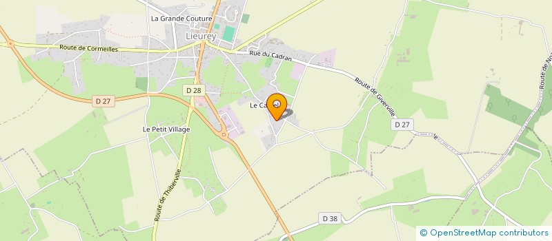 localisation de l'entreprise SCI DE LA BOULAIE  LIEUREY