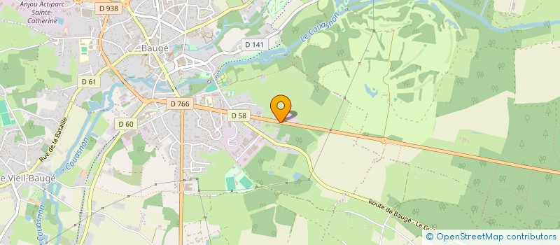 localisation de l'entreprise SCI DE LA BOULAYE  BAUGE-EN-ANJOU