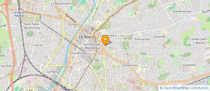 localisation de l'entreprise SCI DE LA BOULE D OR  LE MANS