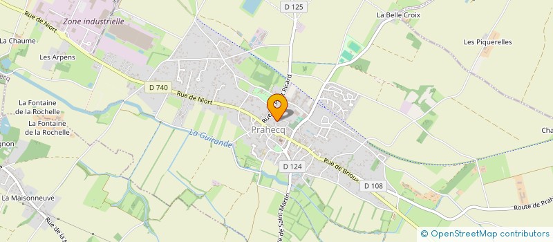 localisation de l'entreprise SCI DE LA BOULE D'OR  PRAHECQ