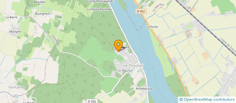 localisation de l'entreprise SCI DE LA BOURDAISIERE à GENNES-VAL-DE-LOIRE