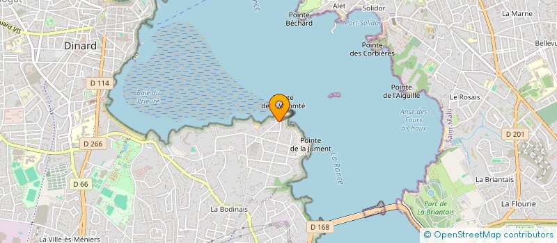 localisation de l'entreprise SCI DE LA BOURDE  DINARD