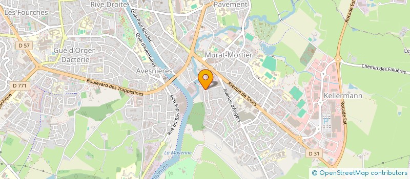 localisation de l'entreprise SCI DE LA BOURGEAISERIE  GOUESNOU